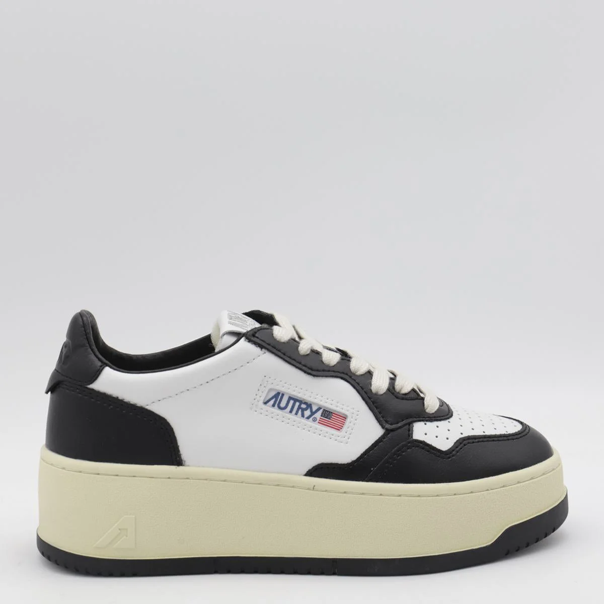 AUTRY WHITE LEATHER SNEAKERS - 1
