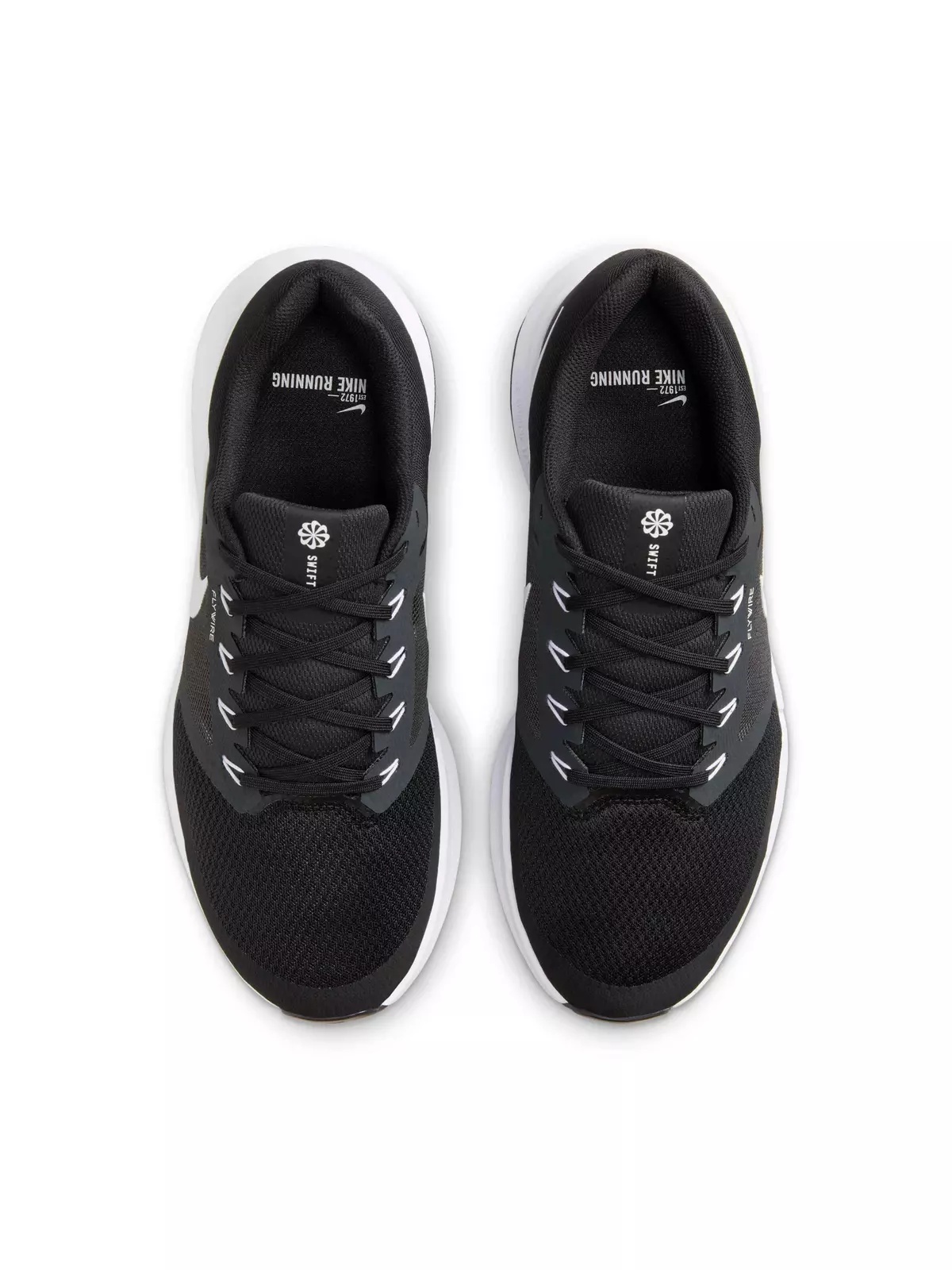 Run Swift 3 "Black/Dark Smoke Grey/White" Men's Wide Running Shoe - 4