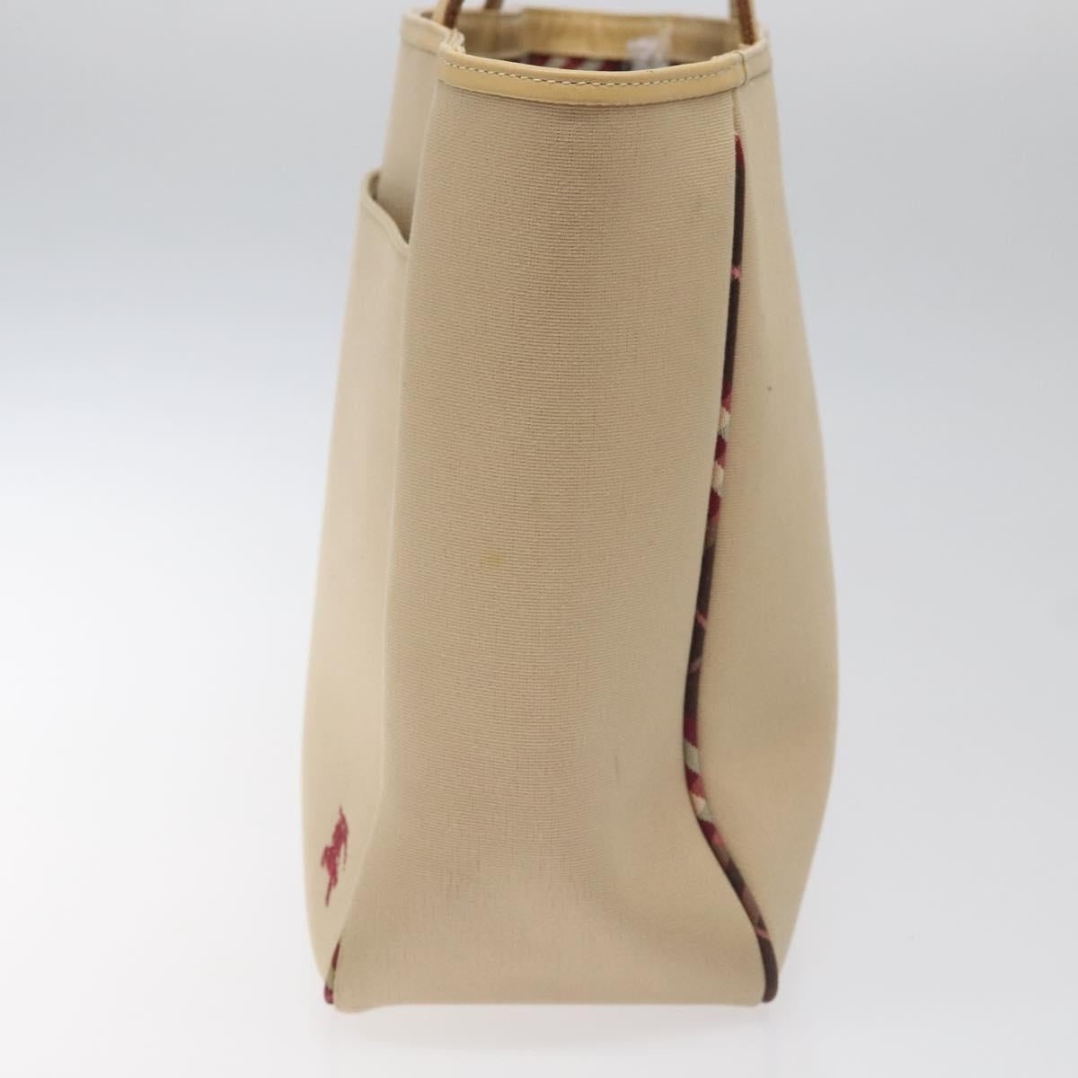 Burberry Blue Label Tote Bag Canvas Beige - 5