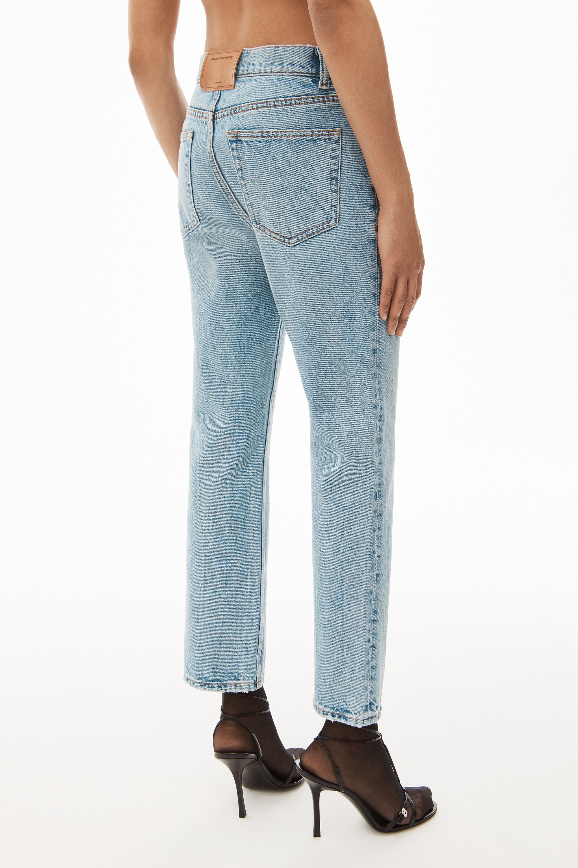 OG HIGH-RISE STOVEPIPE JEAN IN DENIM - 5