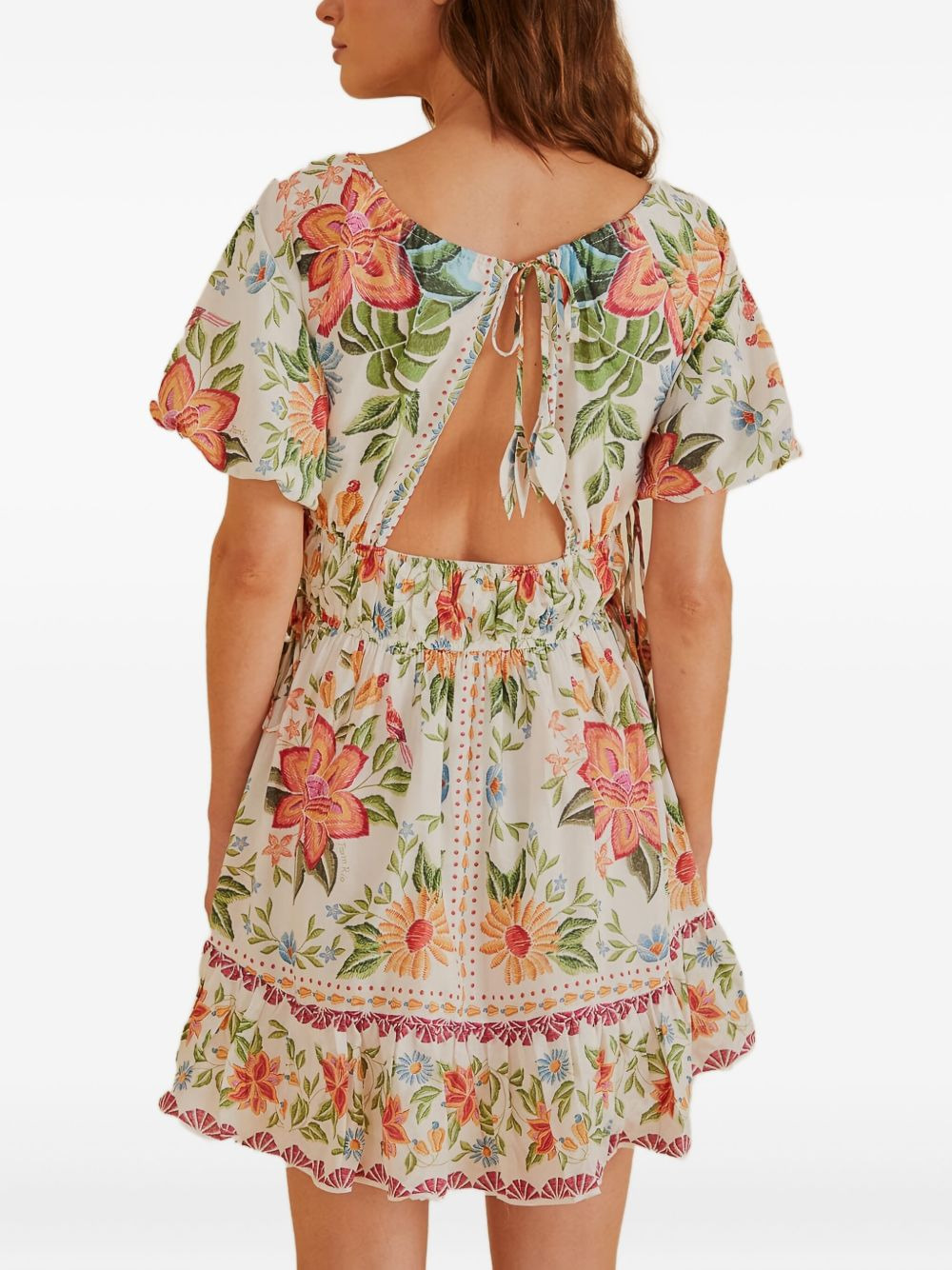 Bloom Garden floral-print mini dress - 3