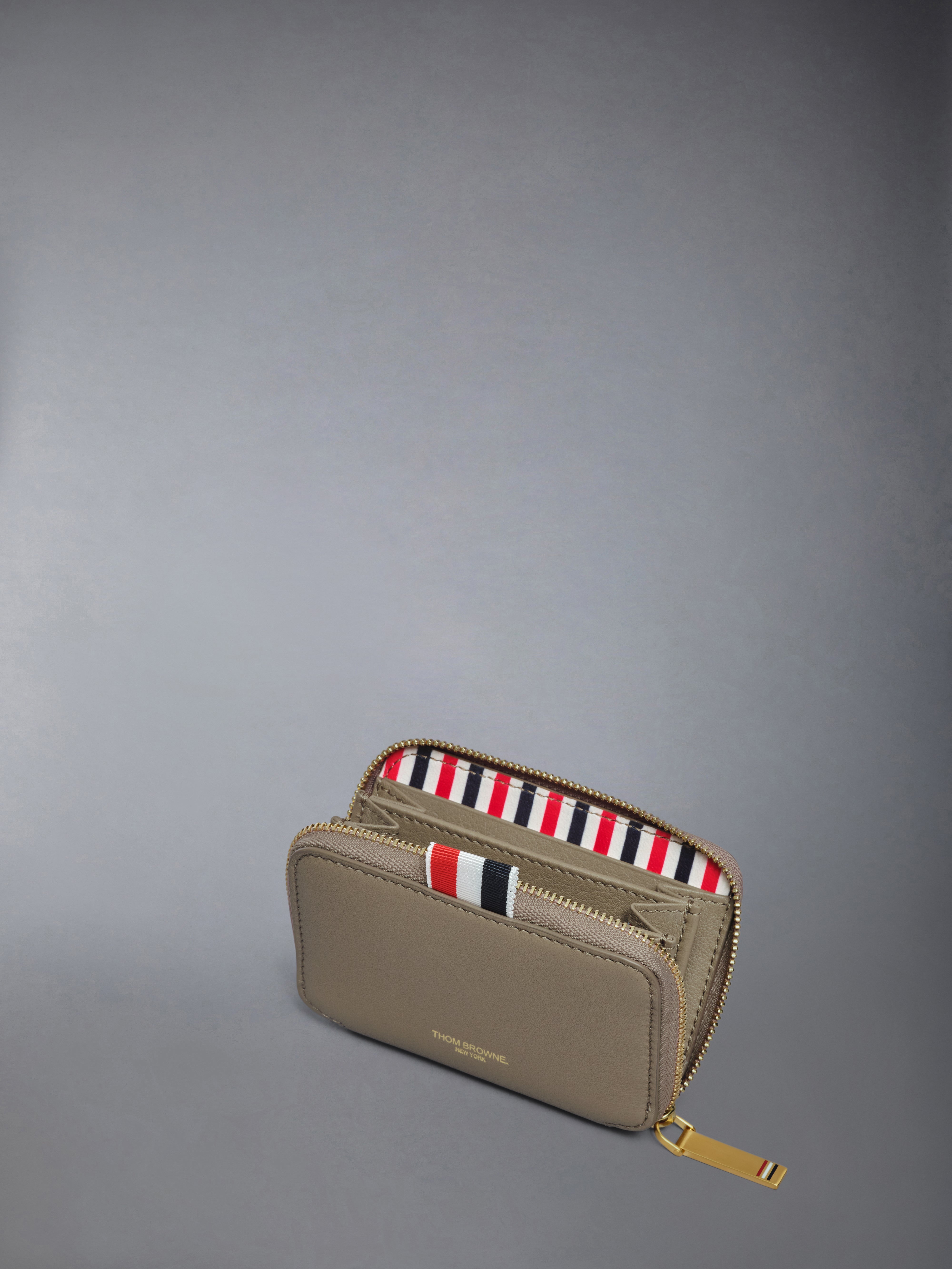 SMOOTH CALF ZIP CARD HOLDER - 3