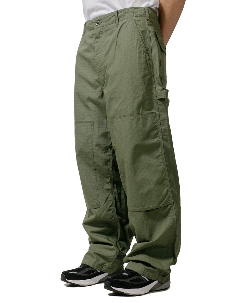 Engineered Garments Painter Pant Olive Cotton Ripstop outlook