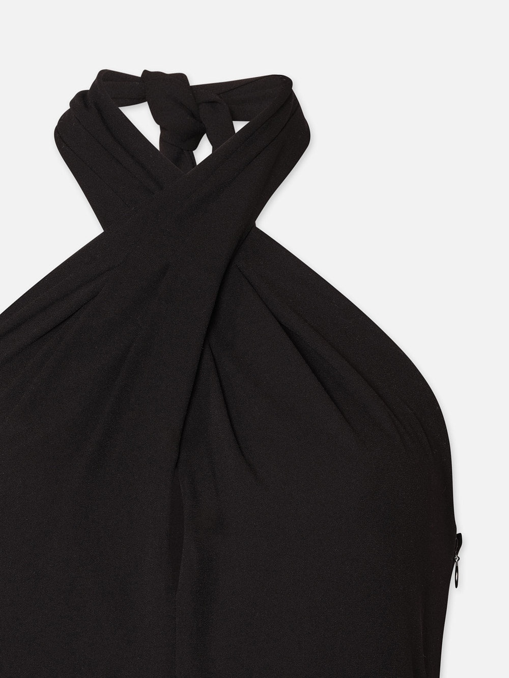 Keyhole Halter Jumpsuit in Black - 3
