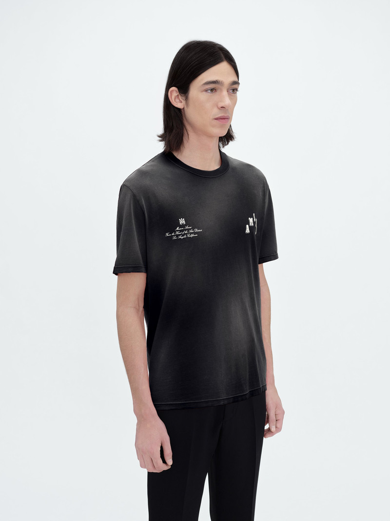AMIRI VINTAGE COLLEGIATE TEE outlook