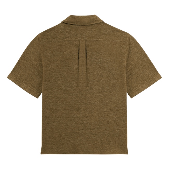 Unisex Linen Shirt Solid - 2