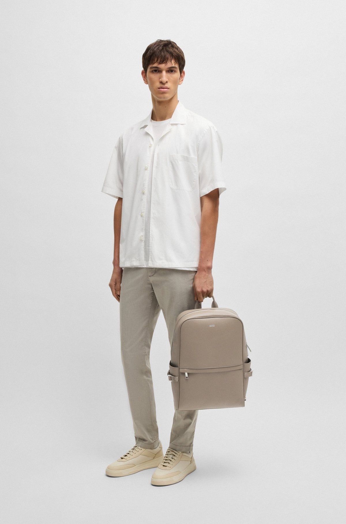 BACKPACK WITH SIGNATURE STRIPE AND LOGO DETAIL - 3