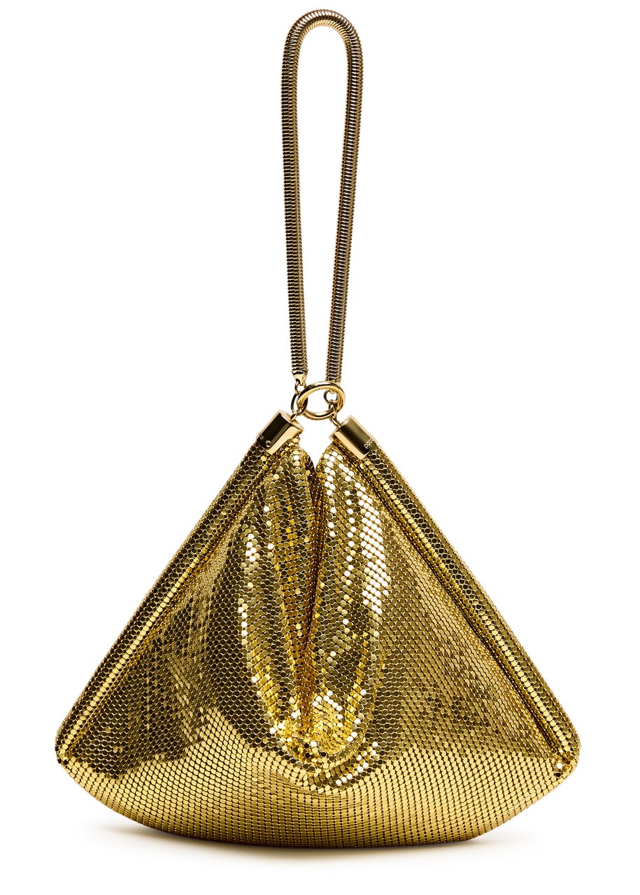 Rabanne Pixel Tube Chainmail Shoulder bag - 1