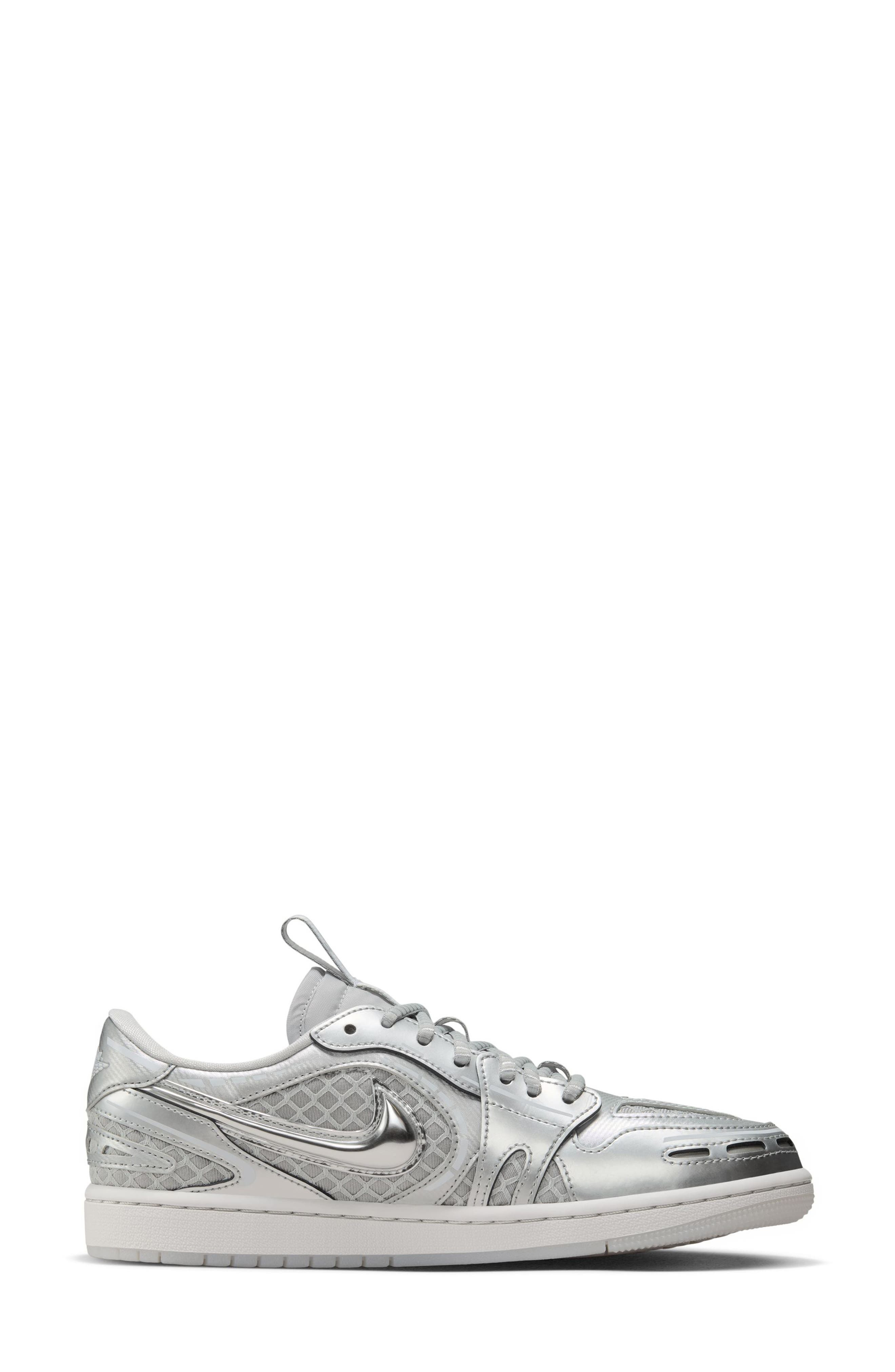 Air Jordan 1 Low Method of Make Sneaker in Neutral Grey/Metallic Silver at Nordstrom - 6