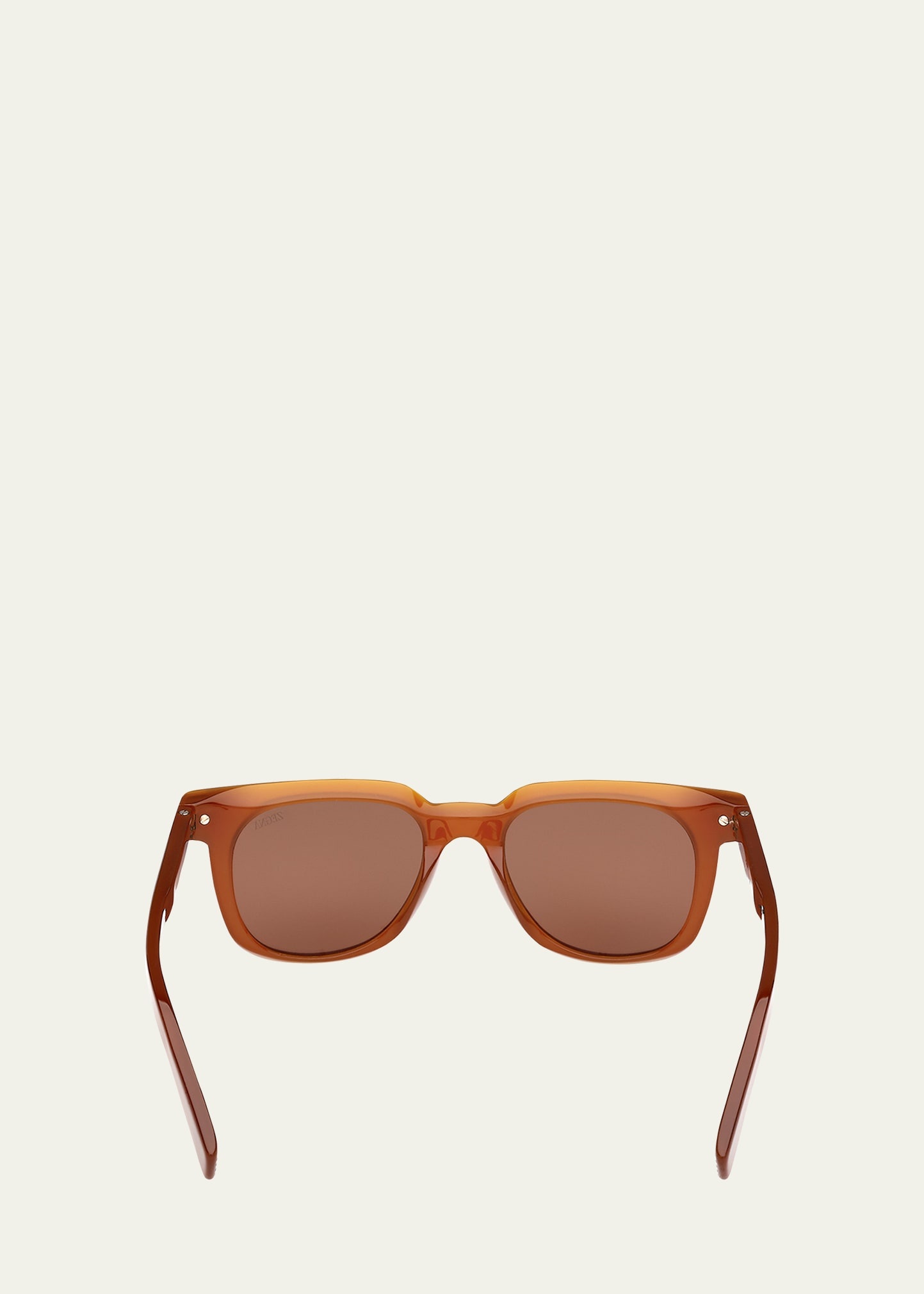 Men's Square Acetate Sunglasses - 5