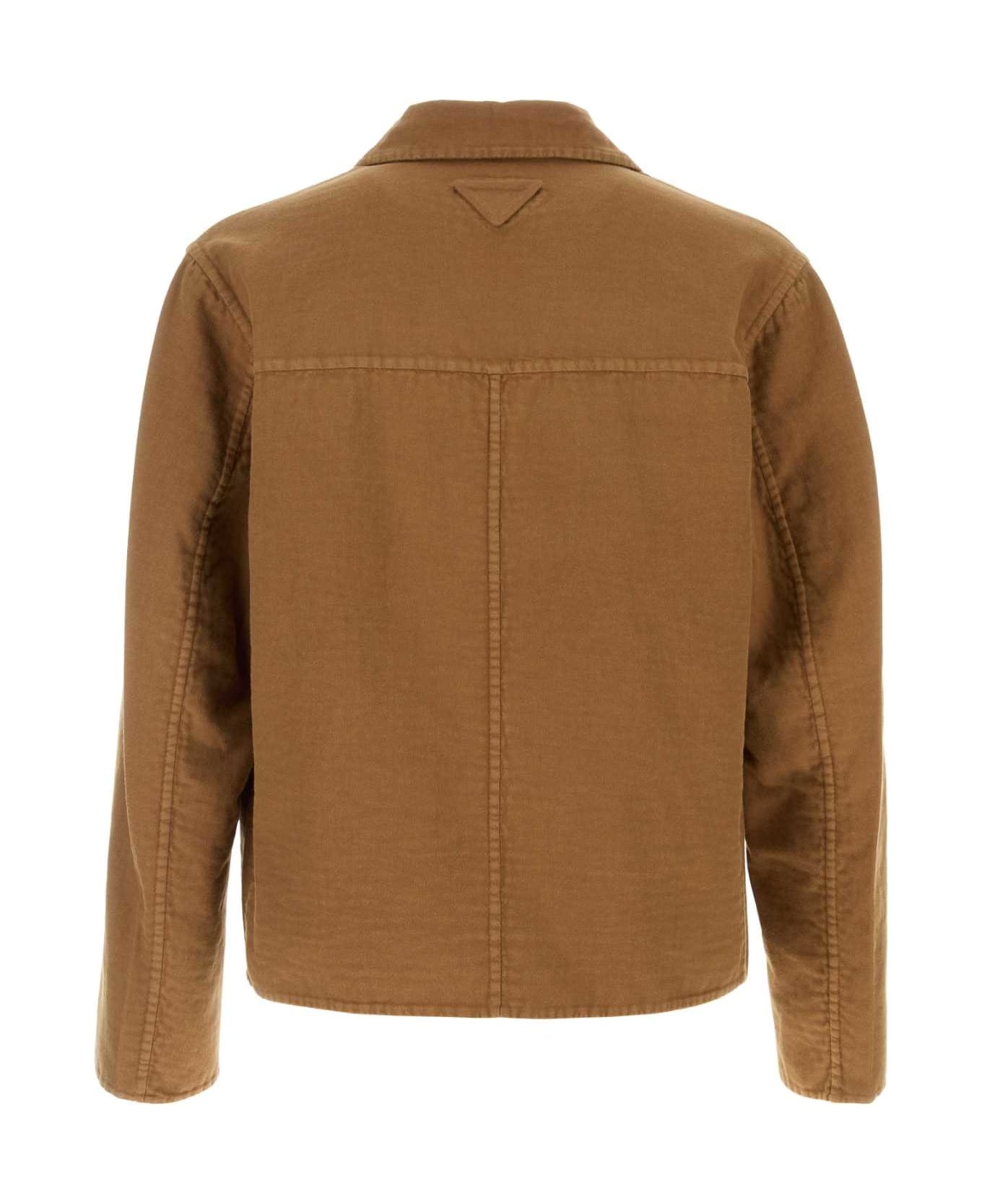 Biscuit Cotton Blazer - 2