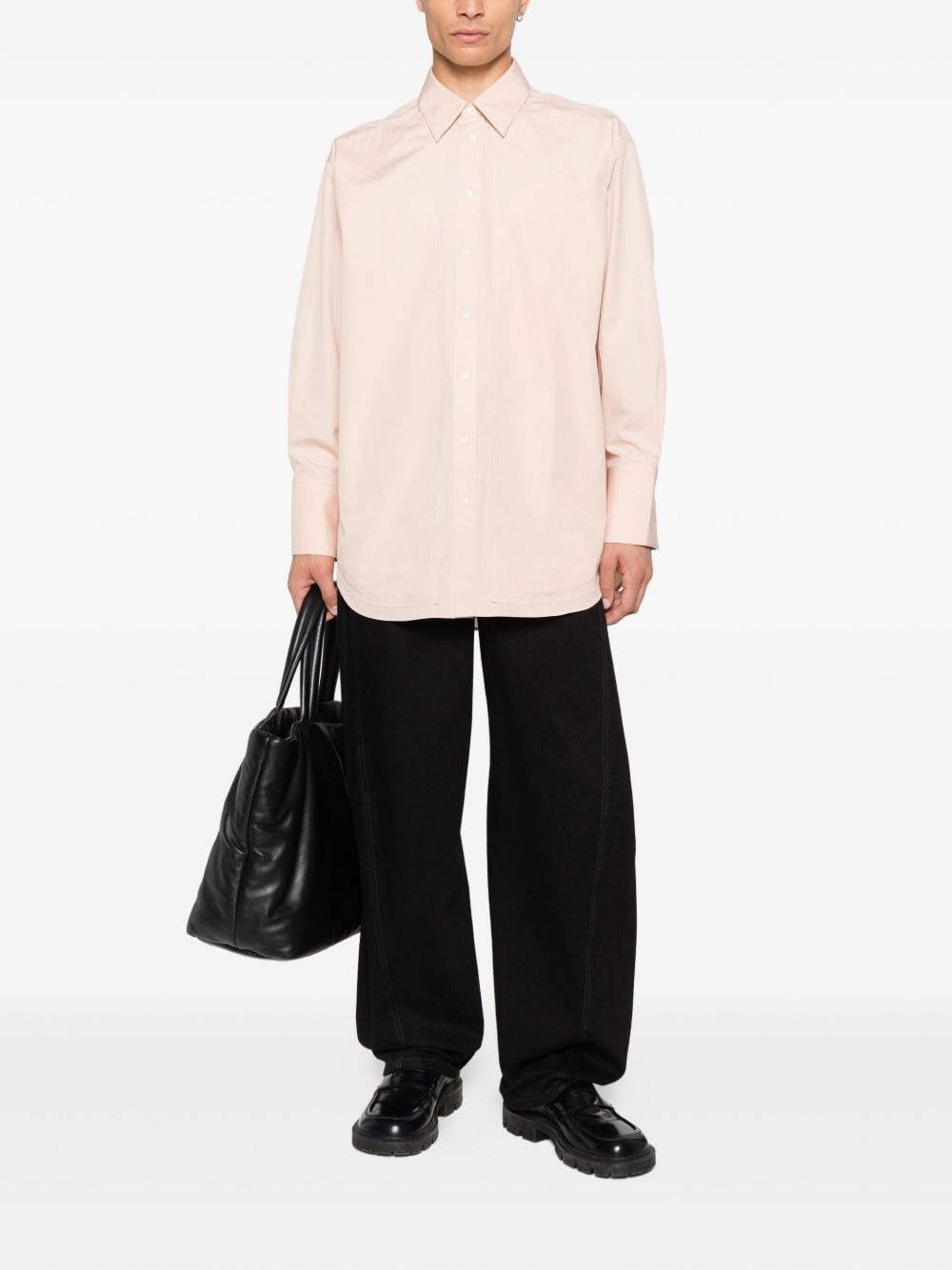 long-sleeve button-up shirt - 2