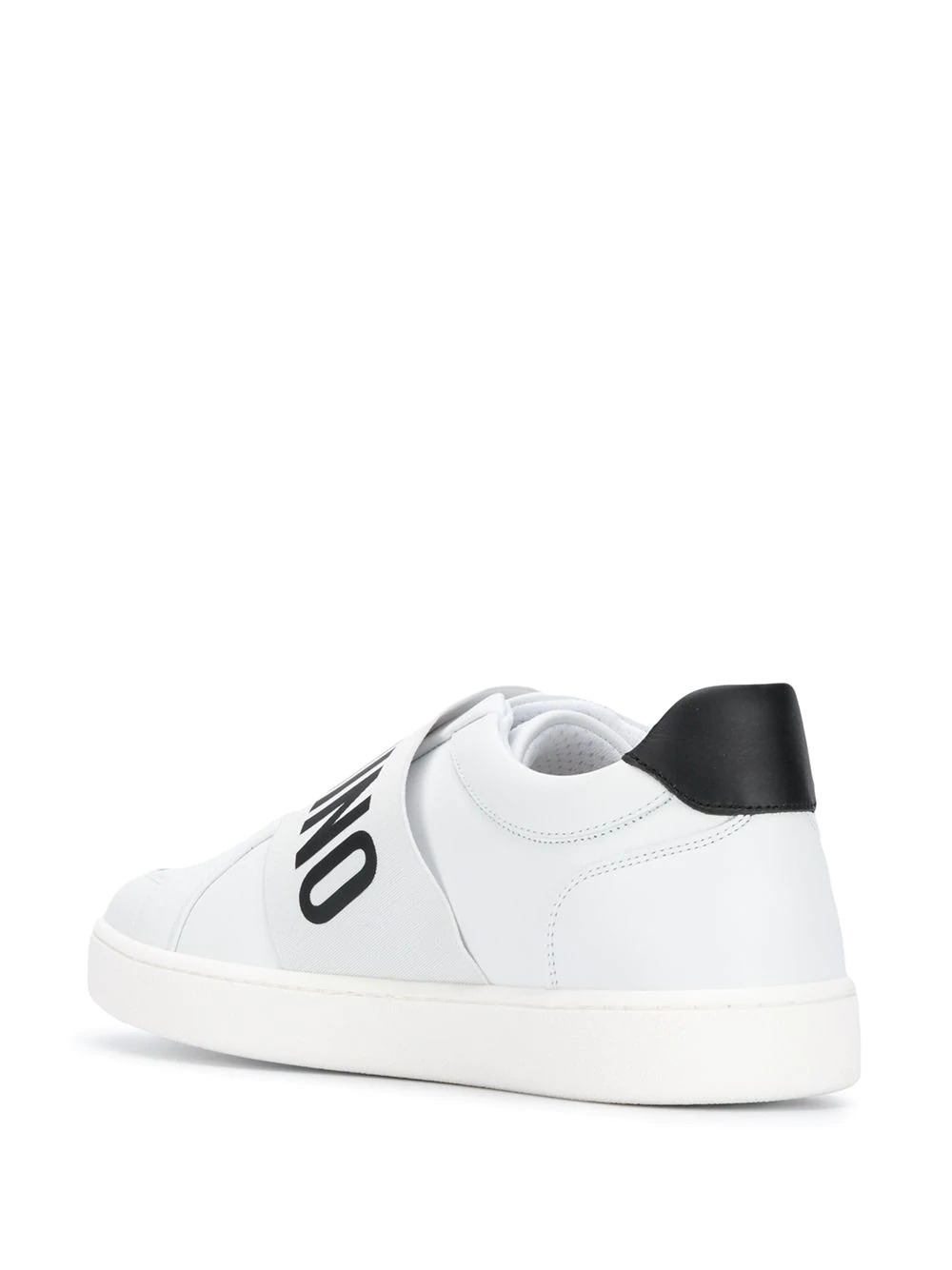 logo print slip-on sneakers - 3