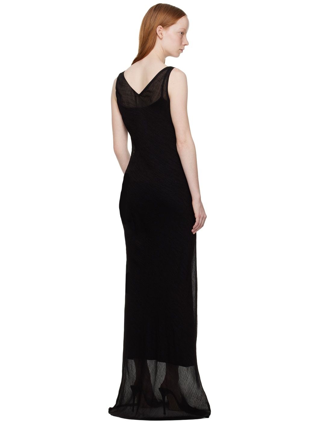Black Gala Maxi Dress - 3