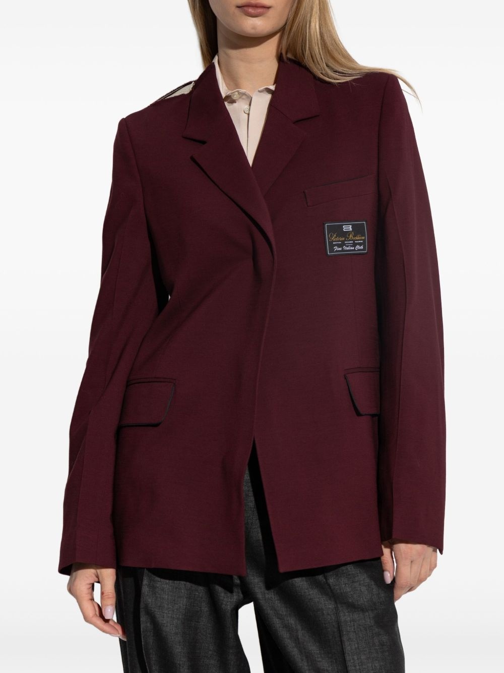 single-breasted blazer - 3