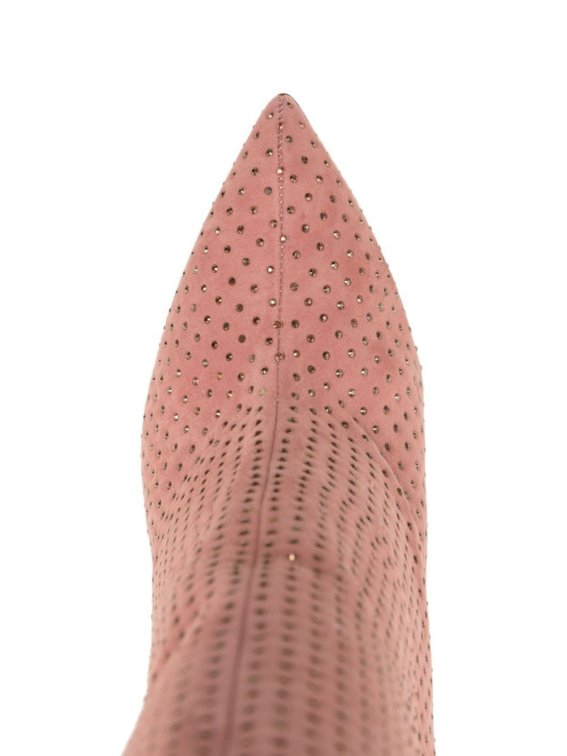 Holly 105mm embellished suede boots 4