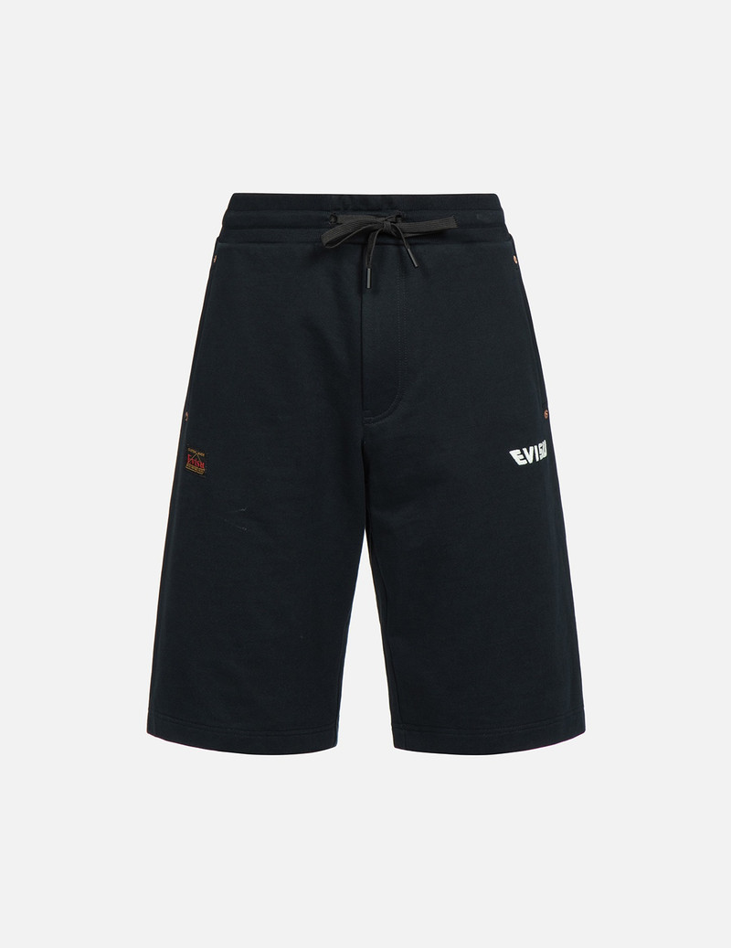 KOI-DRAGON DAICOCK PRINT SWEAT SHORTS 1