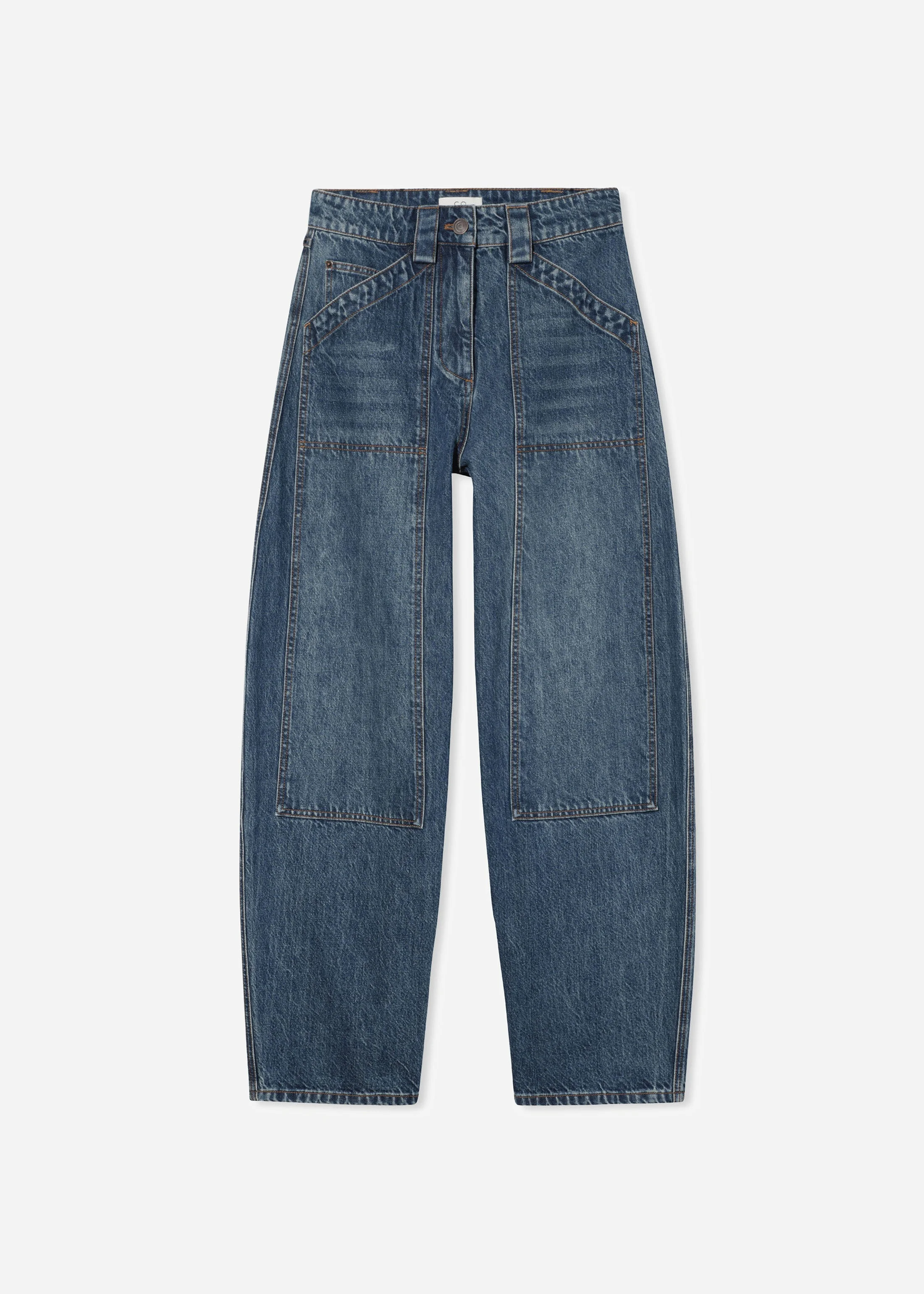Denim Patch Pocket Jean - 1