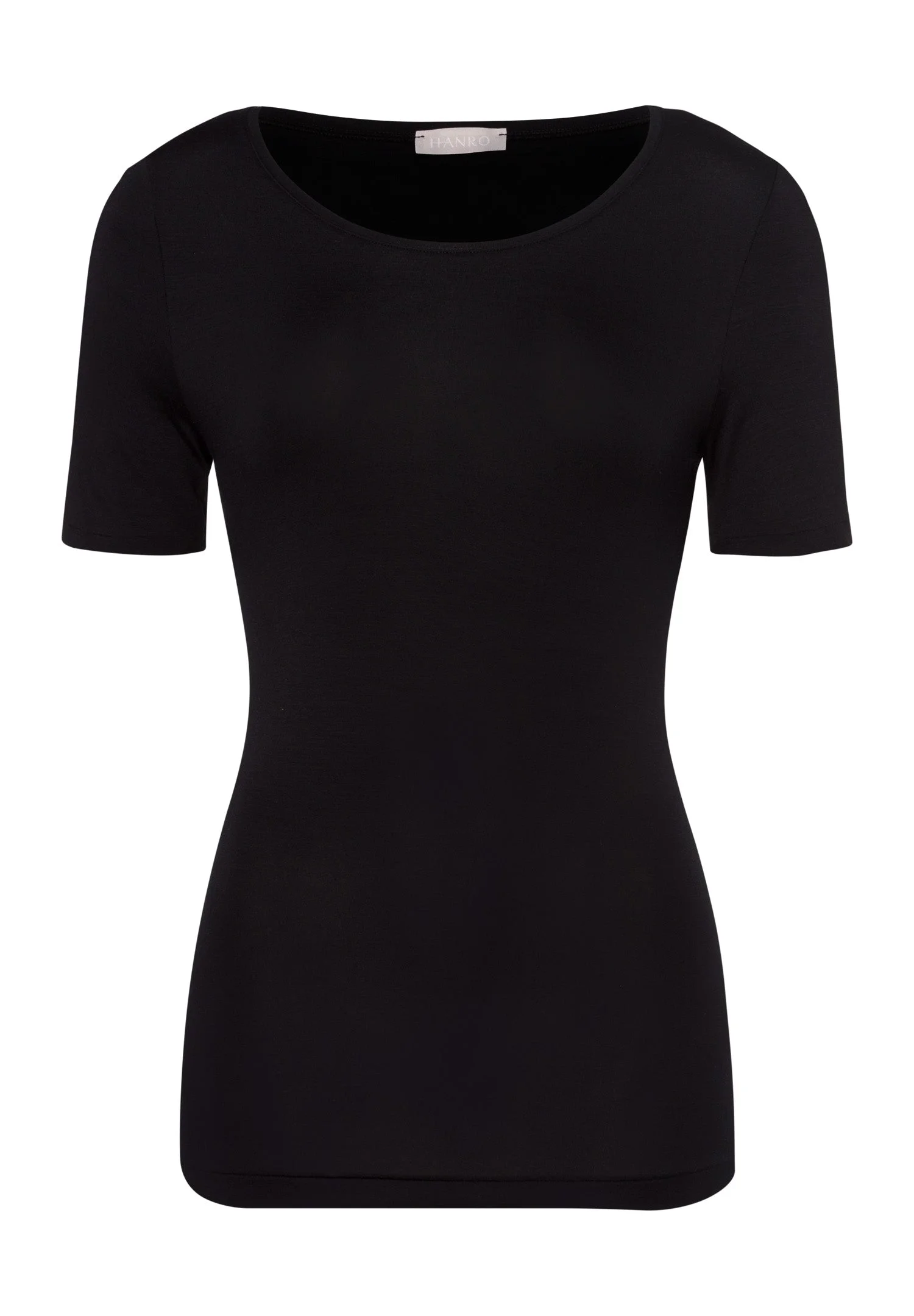 Soft Touch Round Neck Fitted Top - 1