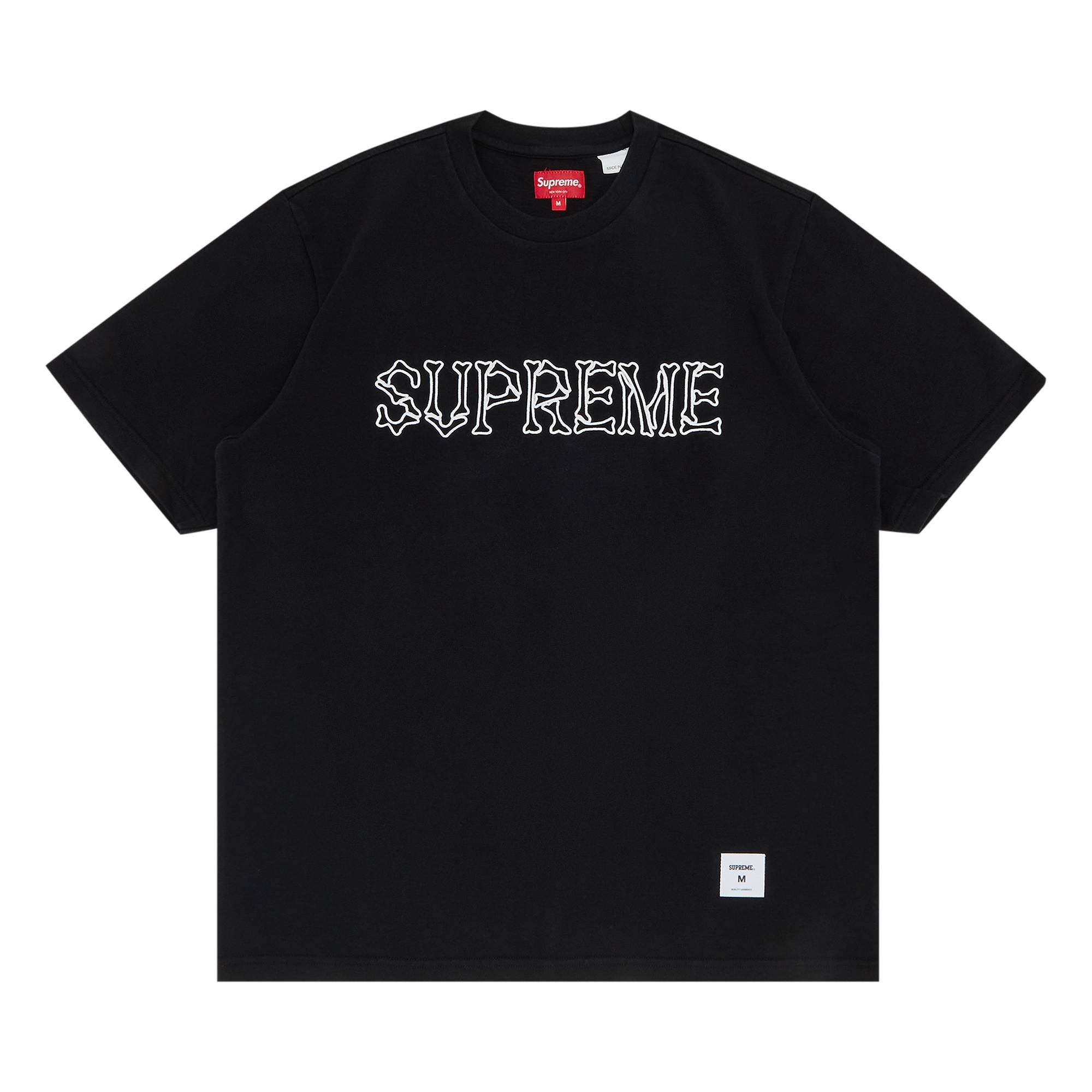 Supreme Bones Short-Sleeve Top 'Black' - 1