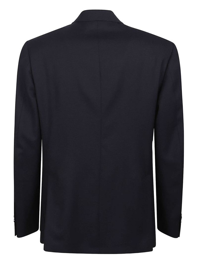 LARDINI double-breasted wool blazer outlook