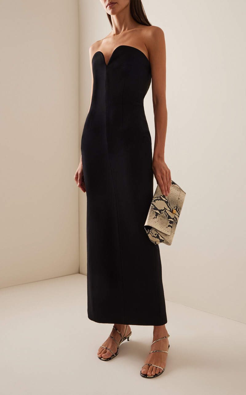 KHAITE Loop Python-Effect Leather Sandals animal outlook