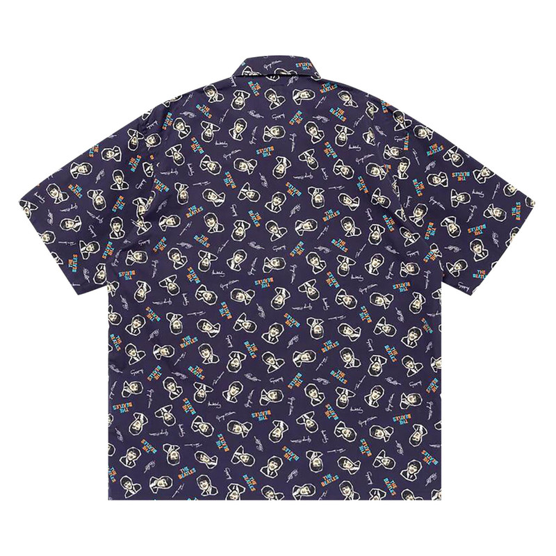 Human Made Human Made Beatles Aloha Shirt 'Navy' outlook