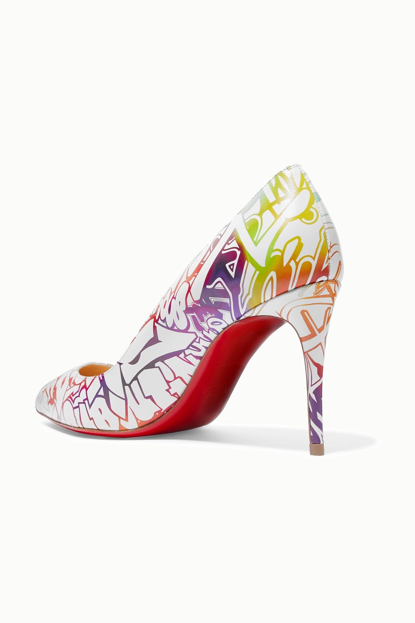 Pigalle Follies 85 printed leather pumps  - 4