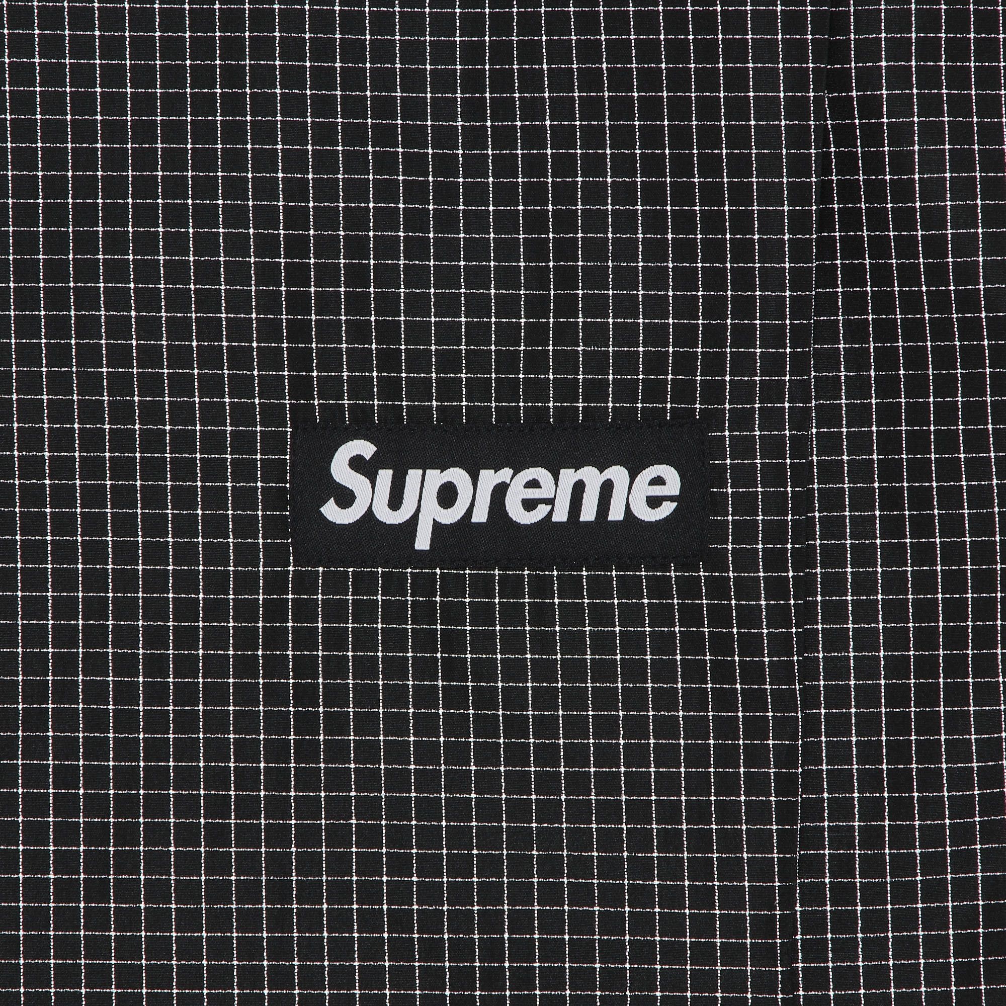 Supreme Reflective Ripstop Track Pant 'Black' - 3
