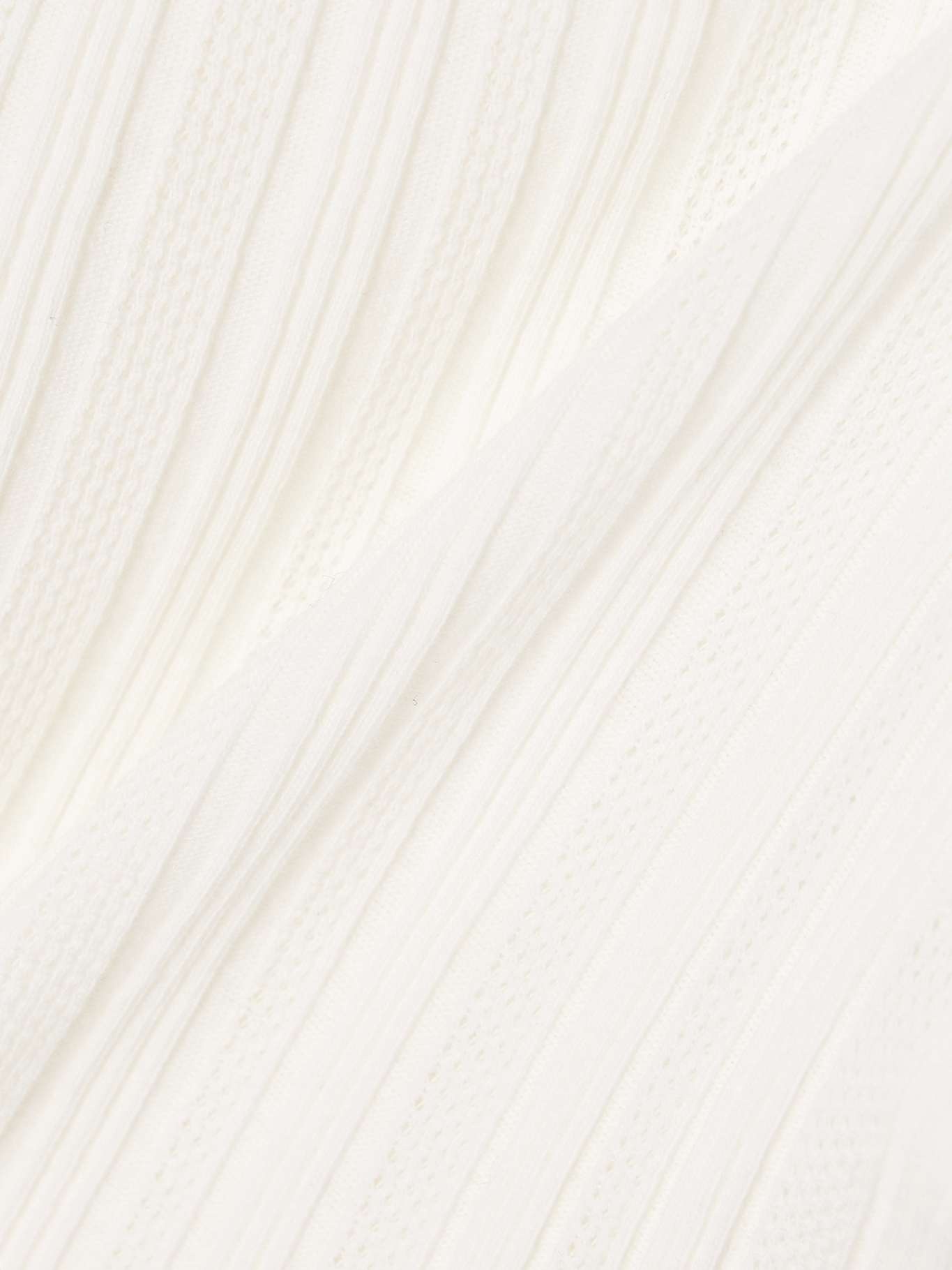 Pointelle-knit cotton-jersey tank - 5