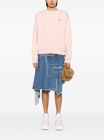 Maison Kitsuné bold fox head patch sweatshirt outlook