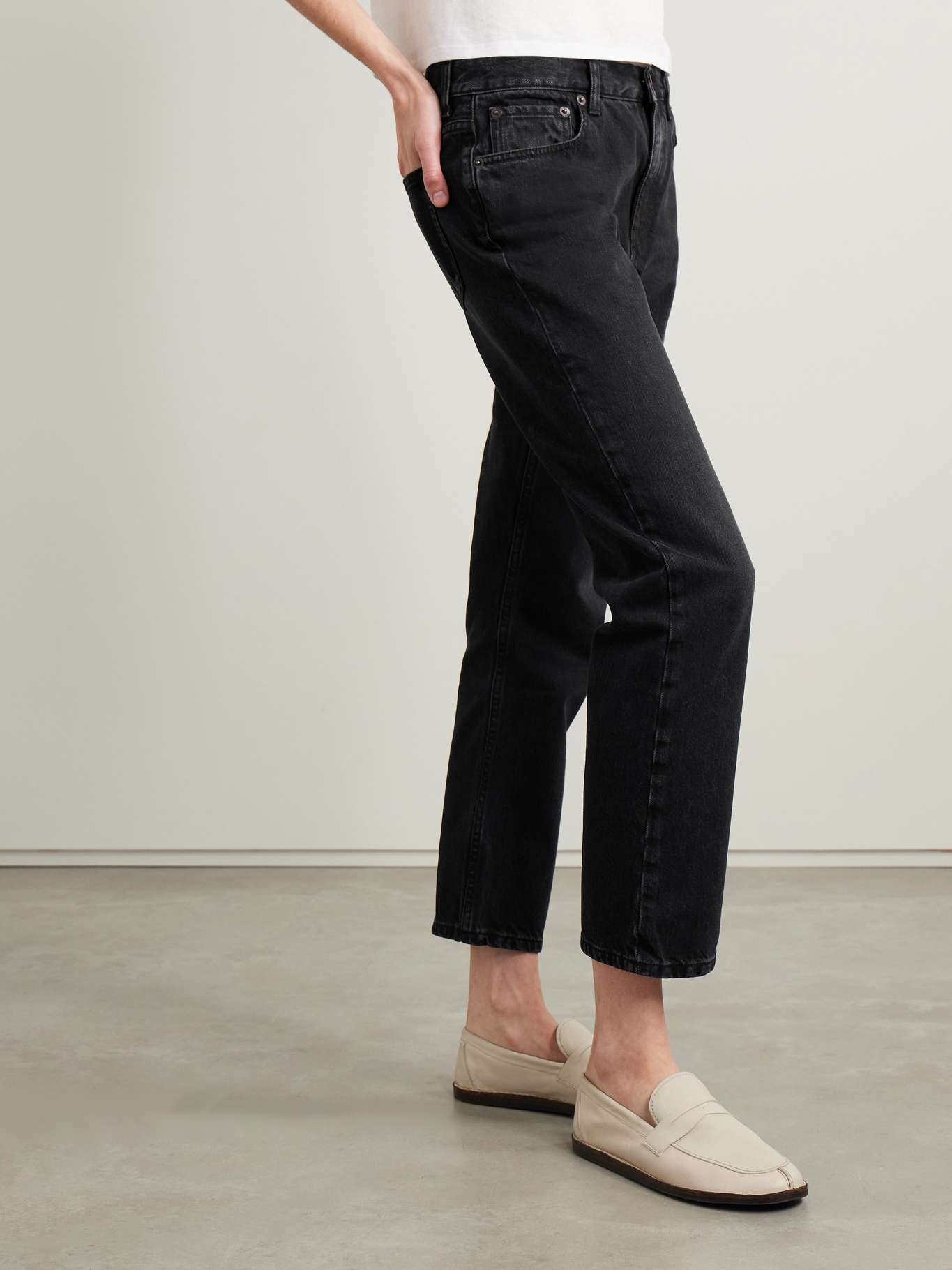 Land cropped straight-leg jeans - 3