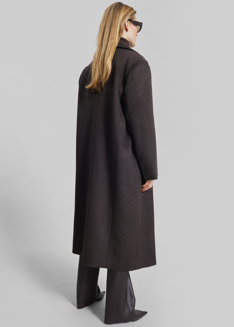 Bellace Wool Coat - Brown 9