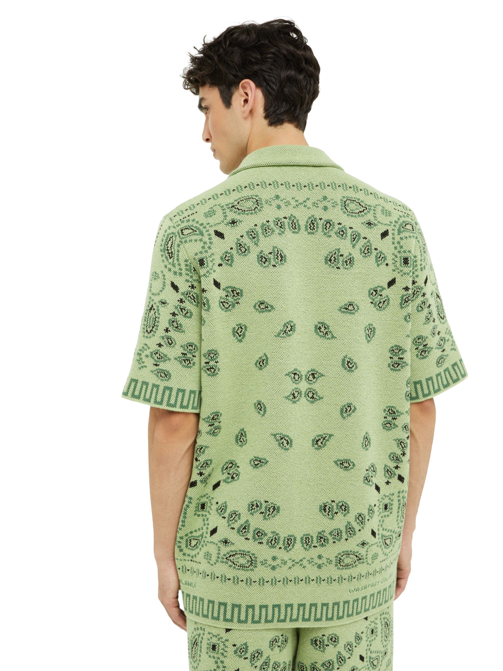 Cotton Piquet Bandana Shirt - 8