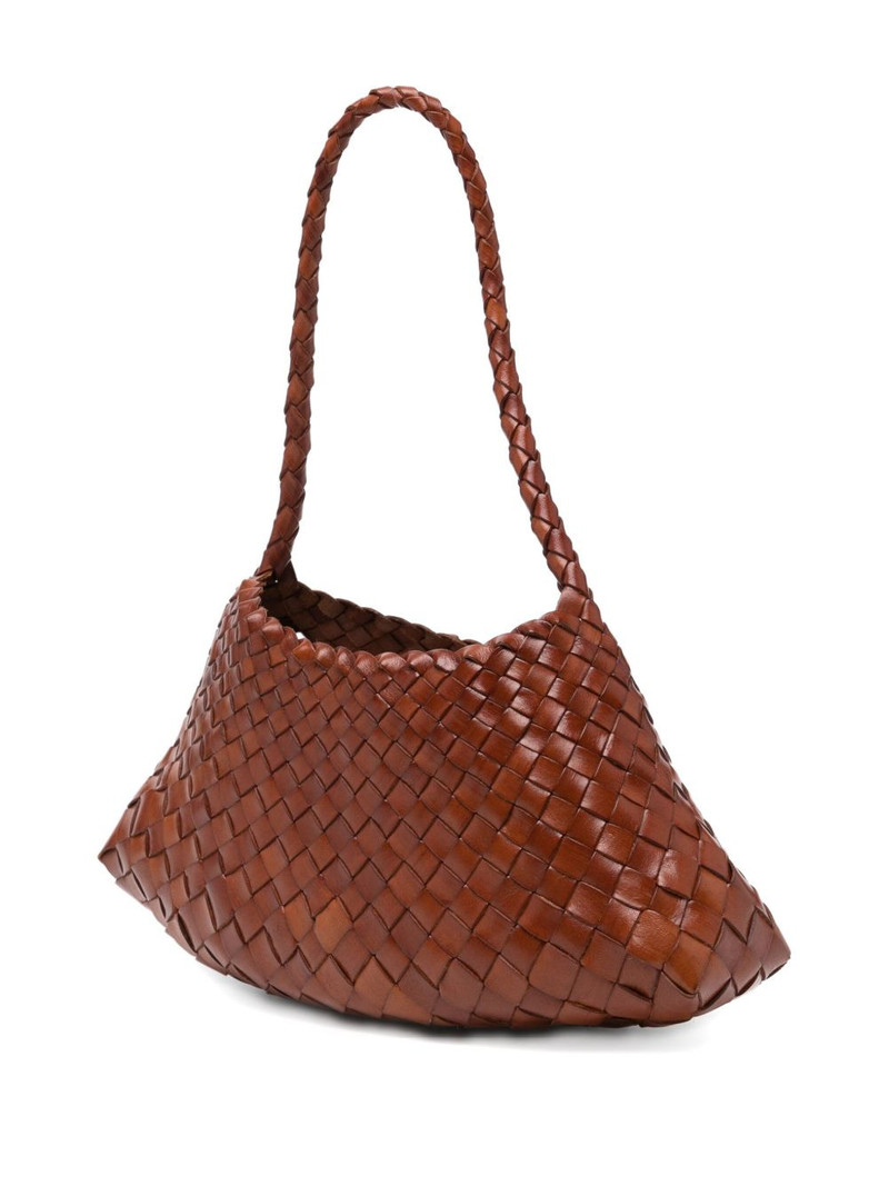 Rosanna woven-leather shoulder bag 3