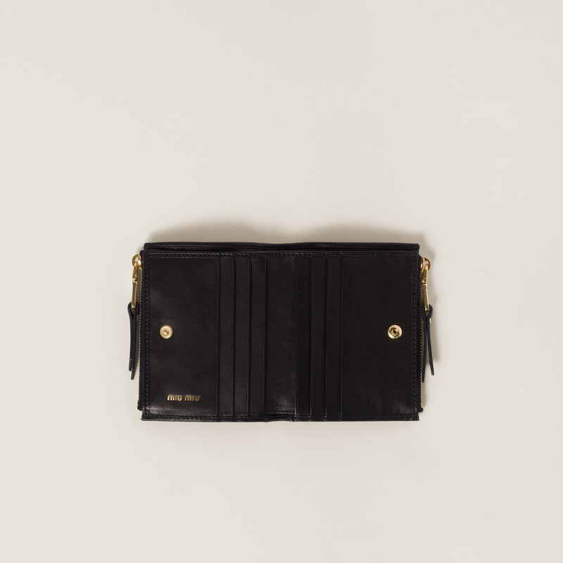 Miu Miu Small nappa leather wallet outlook
