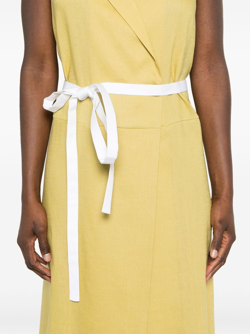 poplin linen wrap dress 5