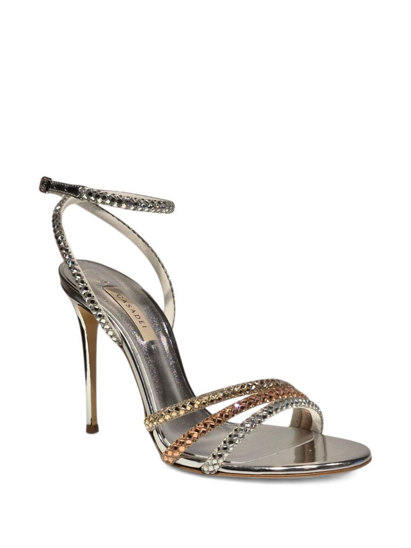 CASADEI embellished heeled sandals outlook