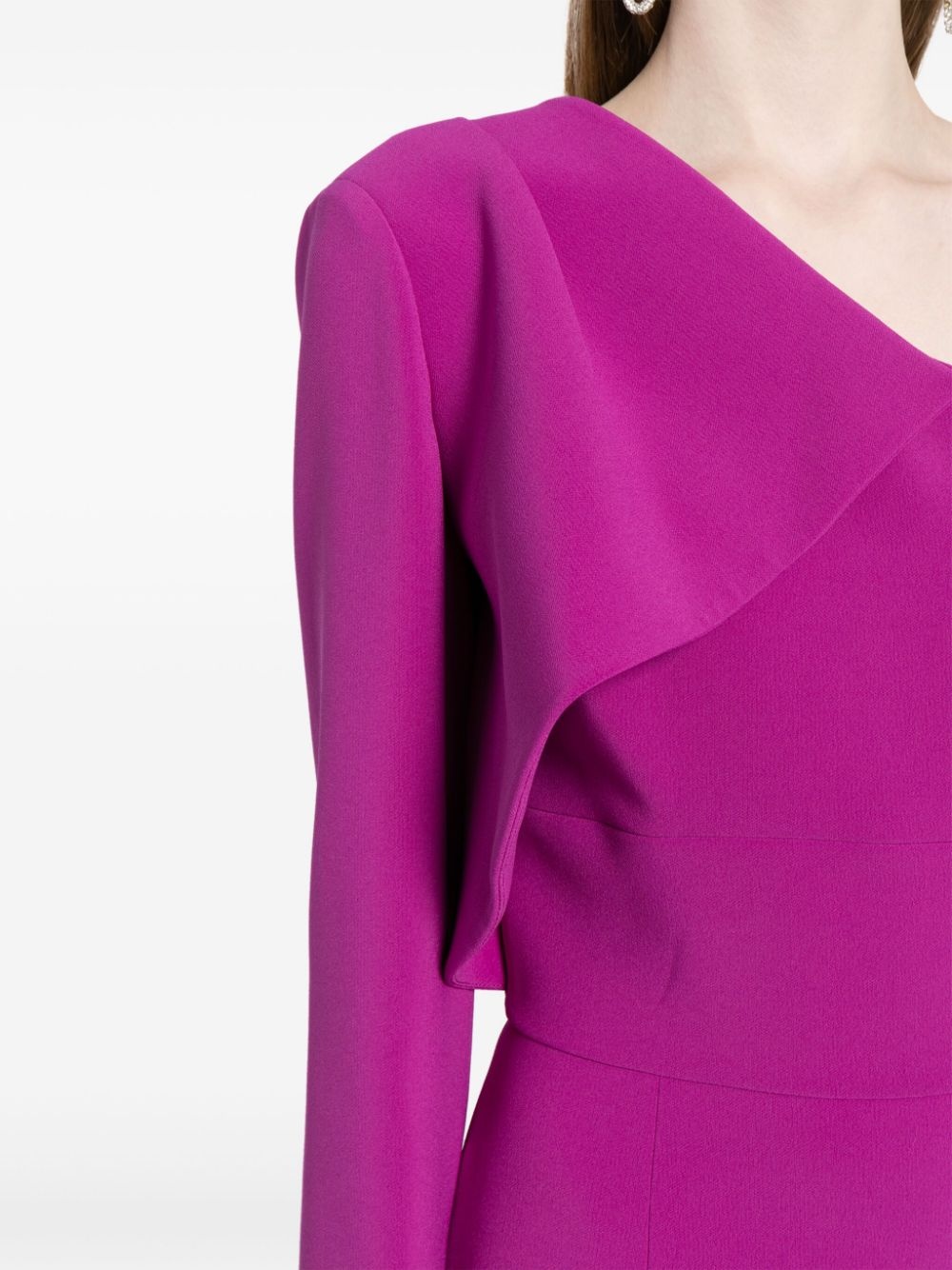 one-shoulder asymmetric gown - 5