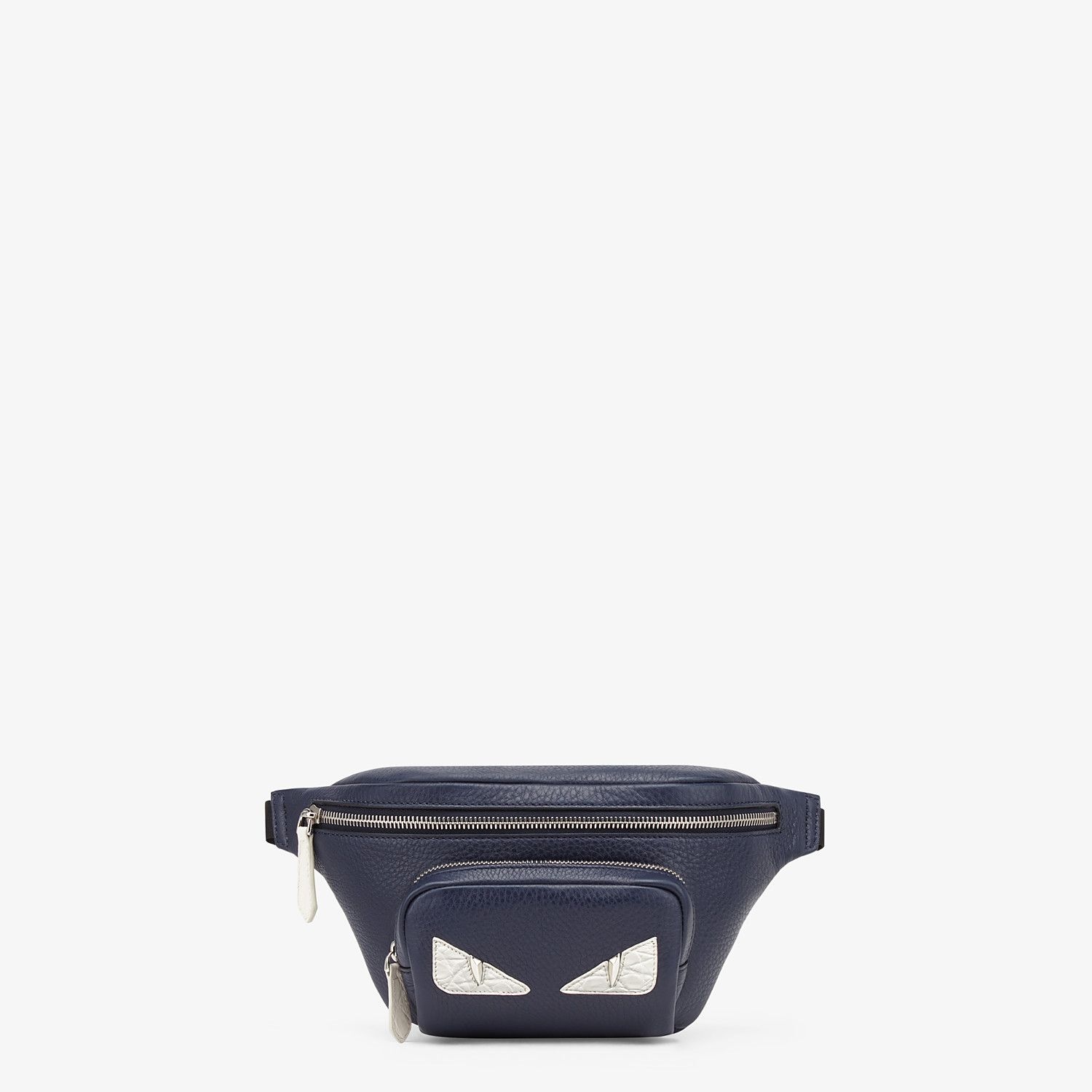 Blue leather belt bag - 1