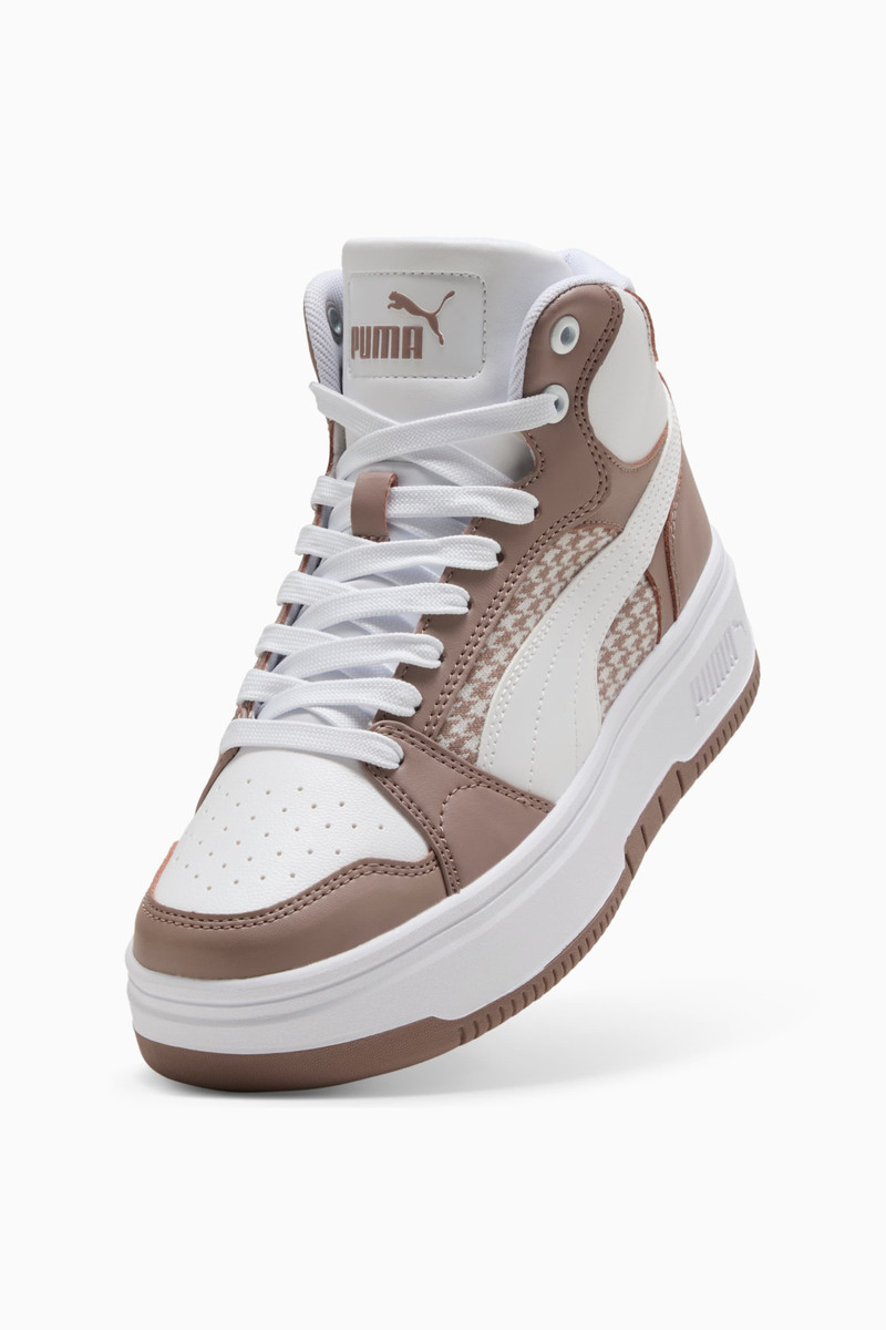 Rebound Femme Houndstooth Women's Mid-Top Sneakers 6