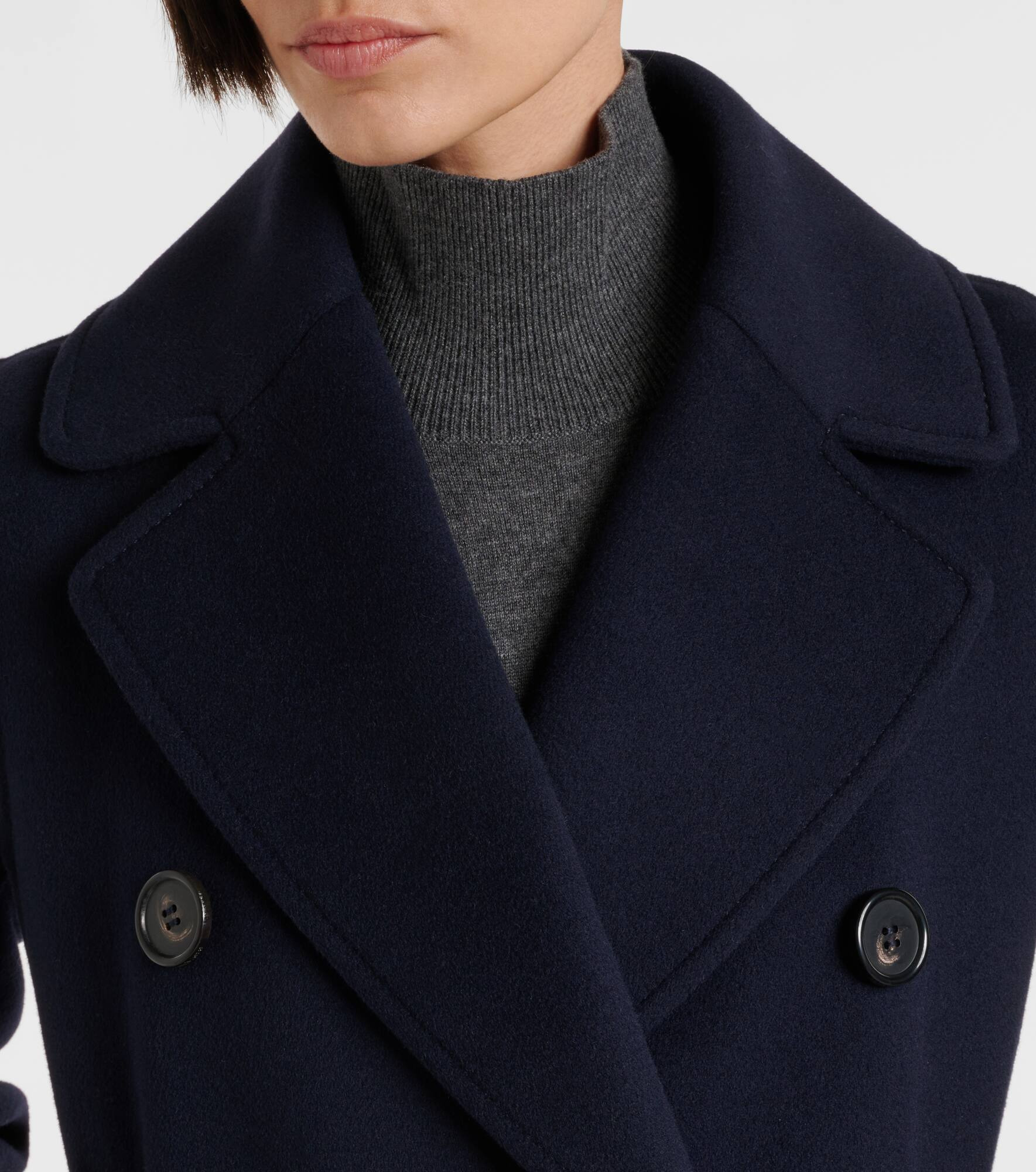 Caban virgin wool peacoat - 4