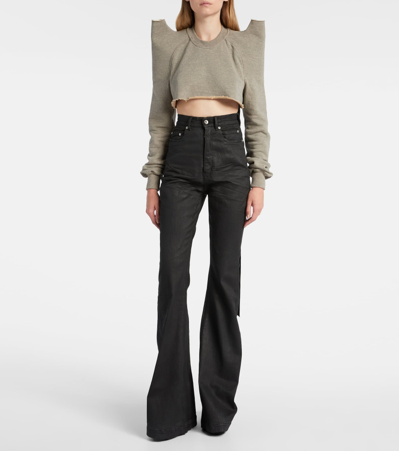 Rick Owens Bolan high-rise bootcut jeans outlook