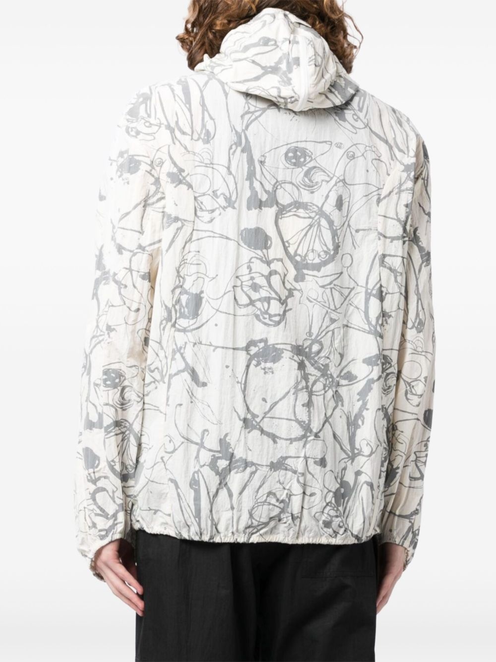 graphic-print jacket - 4