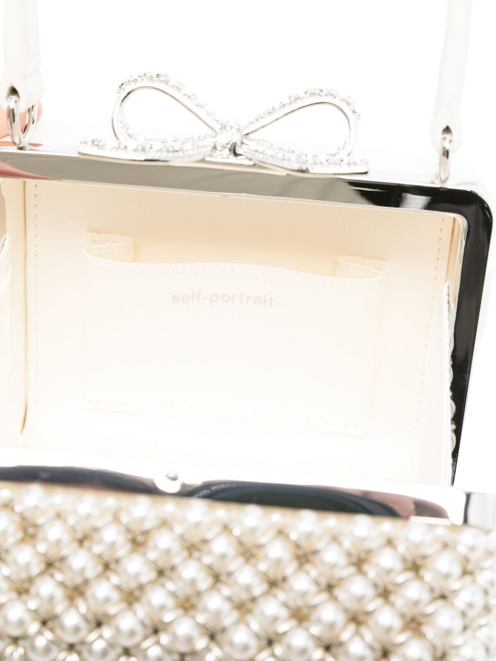 mini pearl-embellishment tote bag - 5