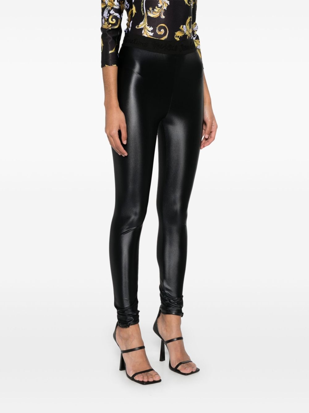 logo leggings - 3