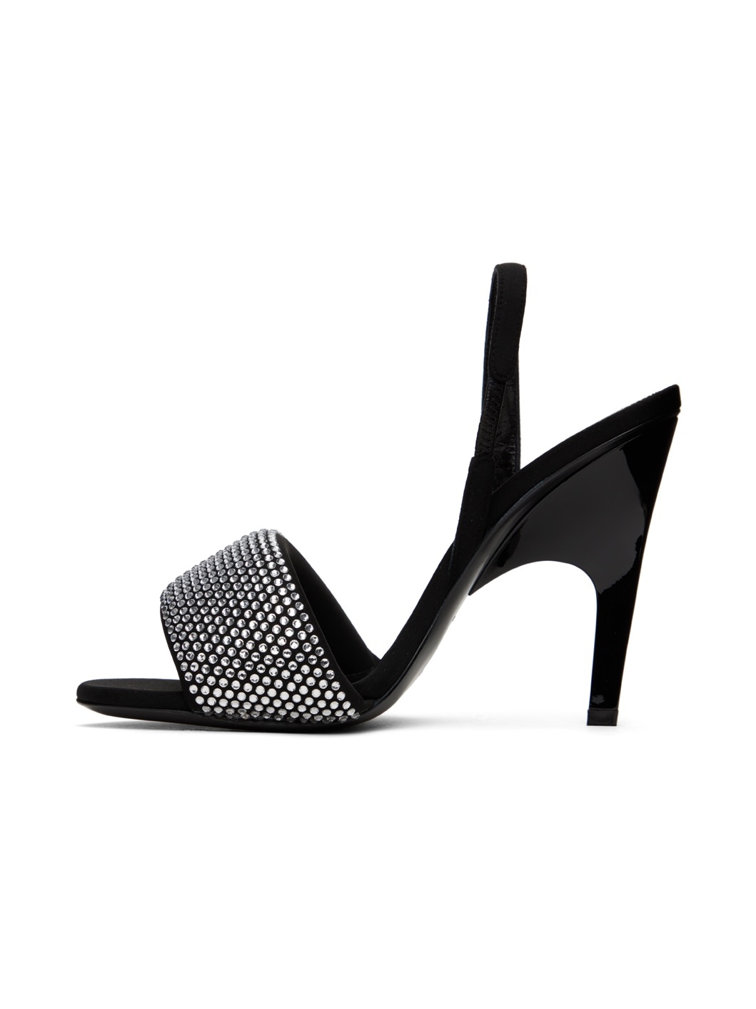 Black Rem Heeled Sandals - 3