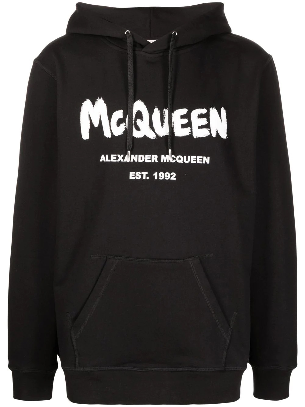 McQueen Graffiti logo hoodie - 1