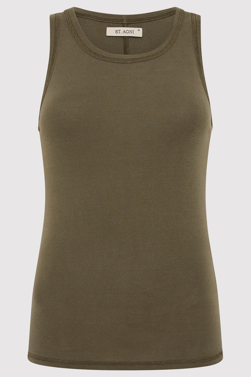Organic Cotton Singlet - Kelp 1