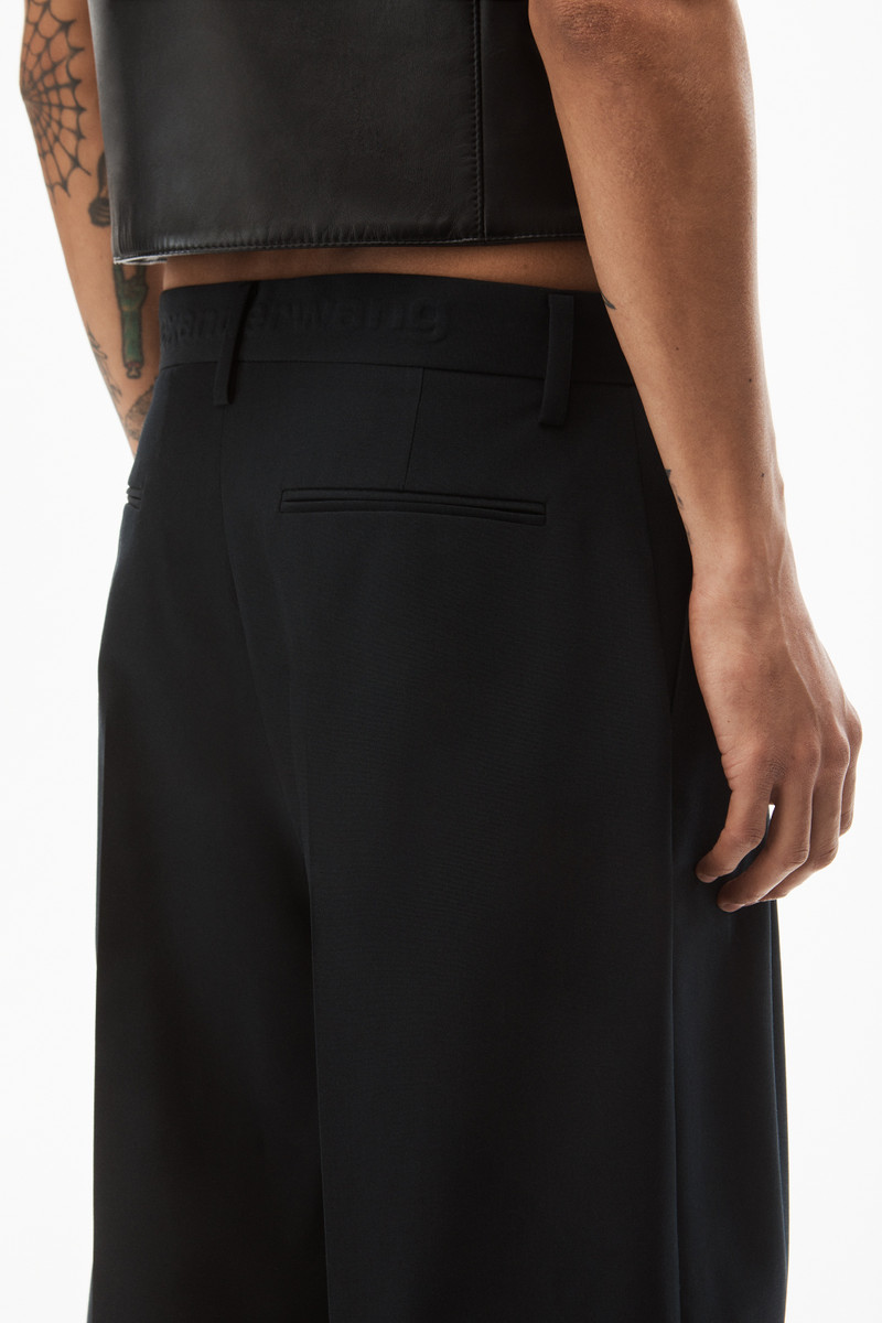 THREE PLEAT TAILORED SHORT IN WOOL BLEND 6